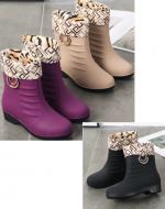 Botines Terciopelo para Lluvia Colores Surtidos x 24 Pares. Talla: 36 al 40