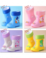 Botas de Agua Infantil Modelos Surtidos x 24 Pares. Talla: 30 al 35