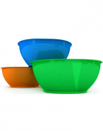 Bowl Plastico N°3 Colores Surtidos x 12 Unds.