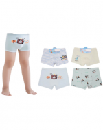 Bóxer de Niño Colores Surtidos x 12 Unds. Tallas: 5/7 - 8/10 - 10/12 - 12/14