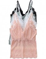 Bralette de Encaje Colores Surtidos x 12 Unds. Talla: M/L - L/XL
