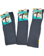 Bucaneras Bamboo Escolar Color Gris x 12 Pares. Talla: 35 - 39