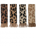 Bufandas con Diseño Animal Print x 12 Unds. Medidas: 65 x 180 cm aprox
