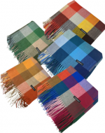 Bufanda Cashmere Cuadrille Colores Surtidos x 12 Unds.