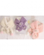 Bufanda Florecitas para Niñas Colores Surtidos x 12 Unds.