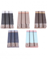 Bufanda Colores Surtidos x 12 Unds. Medida: 180 x 65 cm aprox.