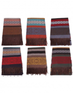 Bufanda Colores Surtidos x 12 Unds. Medida: 180 x 65 cm aprox.