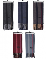 Bufanda de Hombre Colores Surtidos x 12 Unds. Medida: 185 x 33 cm aprox.
