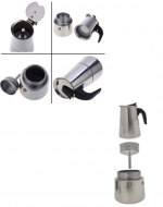 Cafetera Italiana 4 Tazas x 6 Unds.