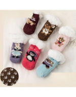 Calcetines con Chiporro para Bebe con Antideslizante Colores Surtidos x 12 Pares. Talla: 0 a 24 Meses.