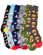 Calcetín Algodón Funny Socks Unisex Sin Costura x 12 Pares. Talla: 36 - 40