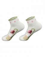 Calcetines con Diseño Corte Medio para Mujer x 12 Unds.