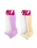 Calcetines de Mujer Corte Tobillo con Diseño x 24 Unds. Talla : 36 - 39