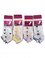 Calcetines Corte Tobillo con Vuelo para Mujer x 24 Unds.