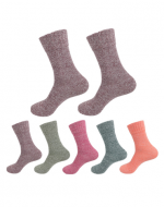 Calcetines de Algodón Para Mujer Jaspeado x 12 Unds.