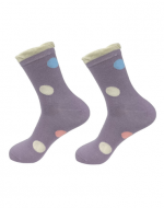 Calcetines de Algodón Para Mujer Corte Medio x 12 Unds.