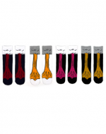 Calcetines de Mujer Corte Medio con Diseño de Pata Pato x 12 Unds. Talla : 36-39