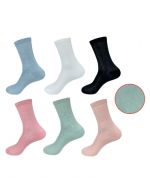 Calcetines de Algodón Para Mujer x 12 Unds. Talla : 9-12 Años