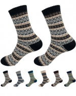 Calcetines con Diseño Cachemira x 12 Pares.