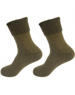 Calcetines de Toalla Color Verde x 12 Pares.