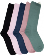 Calcetín Mujer Bamboo + Diabético Sin Costura x 12 Pares. Talla: 35 - 39