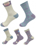 Calcetines de Algodón Corte Medio x 24 Pares.