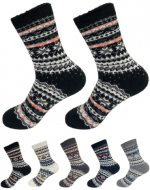 Calcetines de Toalla Modelos Surtidos x 12 Pares.