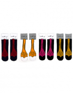 Calcetines Juveniles con Diseños Modelos Surtidos x 24 Pares. Talla: 36 - 39
