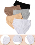 Calzón Algodón de Dama Colores Surtidos x 12 Unds. Tallas: XL - 2XL - 3XL
