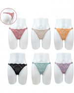 Colaless Encaje Brillos Colores Surtidos x 12 Unds. Talla: M - L - XL