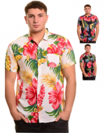 Camisa de Flores Colores Surtidos x 12 Unds. Talla: M - L - XL - 2XL