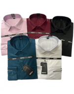 Camisa de Hombre Manga Larga Colores Surtidos x 12 Unds. Tallas: S a XXL