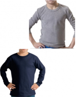 Camiseta Unisex de Algodón (Elegir Color) x 6 Und. Tallas: 14 - 16