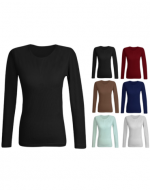 Camiseta Reductora Acanalada con Polar Colores Surtidos x 12 Unds. Tallas: Estandar