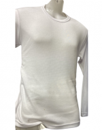 Camiseta de Algodón Color Blanco (Elegir Talla) x 4 Unds. Talla: S - M - L - XL