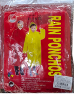 Capa Poncho Impermeable Colores Surtidos x 24 Unds. Medida: 110 cm aprox.