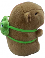 Peluche Capybara con Mochila x 4 Unds. Medida: 18 cm aprox.