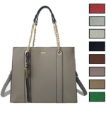 Cartera Eco Cuero Colores Surtidos  x 6 Unds.Medida: 32 x 12 x 28 cm aprox