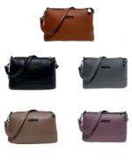 Bolso de Dama Eco Cuero x 6 Unds. Medidas: 27 x 10 x 16 cm aprox.