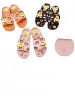 Chalas de Mujer con Diseño Osito x 36 Pares. Talla: 36  al 41