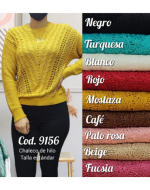 Chaleco de Hilo Dama x 12 Unds. Talla: Estándar