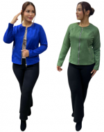 Chaqueta Gamuza de Mujer Colores Surtidos x 3  Und. Talla: XXL