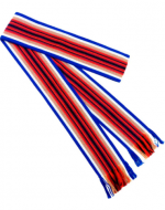 Cinta Faja Fiestas Patrias Color Azul x 6 Unds. Medida: 8 x 176 cm aprox.