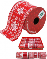 Cinta de Navidad Estampada Modelos Surtidos x 15 Unds. Medida: 6.3 cm x 2.7 metros aprox.