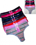Colaless de Algodón con Líneas Colores Surtidos x 12 Unds. Tallas: M - L - XL