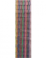 Cadena Exhibidora Plastica Colores 2 x 20 Unds. Medidas: 120 cm aprox