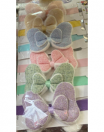 Cintillo Elástico con Lazo para Bebes x 36 Unds.