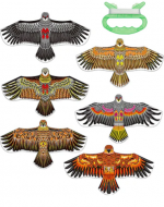 Cometa  de Águila con Hilo Colores Surtidos x 6 Unds. Medida: 110 x 47 cm aprox.