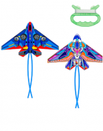 Cometa de Avión con Hilo Colores Surtidos x 6 Unds. Medida: 117 x 70 cm aprox.