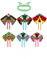 Cometa de Animales con Hilo Modelos Surtidos x 6 Unds. Medida: 78 x 118 cm aprox.